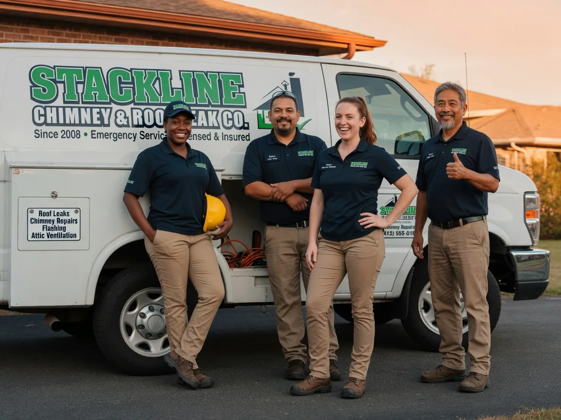 Chimney flashing repair company in Poplar Branch, NC